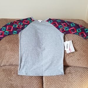 Nwt's Lularoe Kids Sloan Tee Size 6